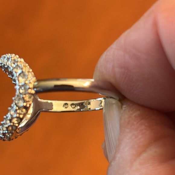 Swarovski "The Elements Air Ring", White, Rhodium Plated - 6.5 - Picture 4 of 6